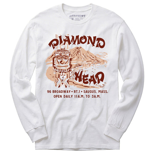 Diamond Head - Saugus, MA - Vintage Tiki Bar - Long Sleeve T-Shirt