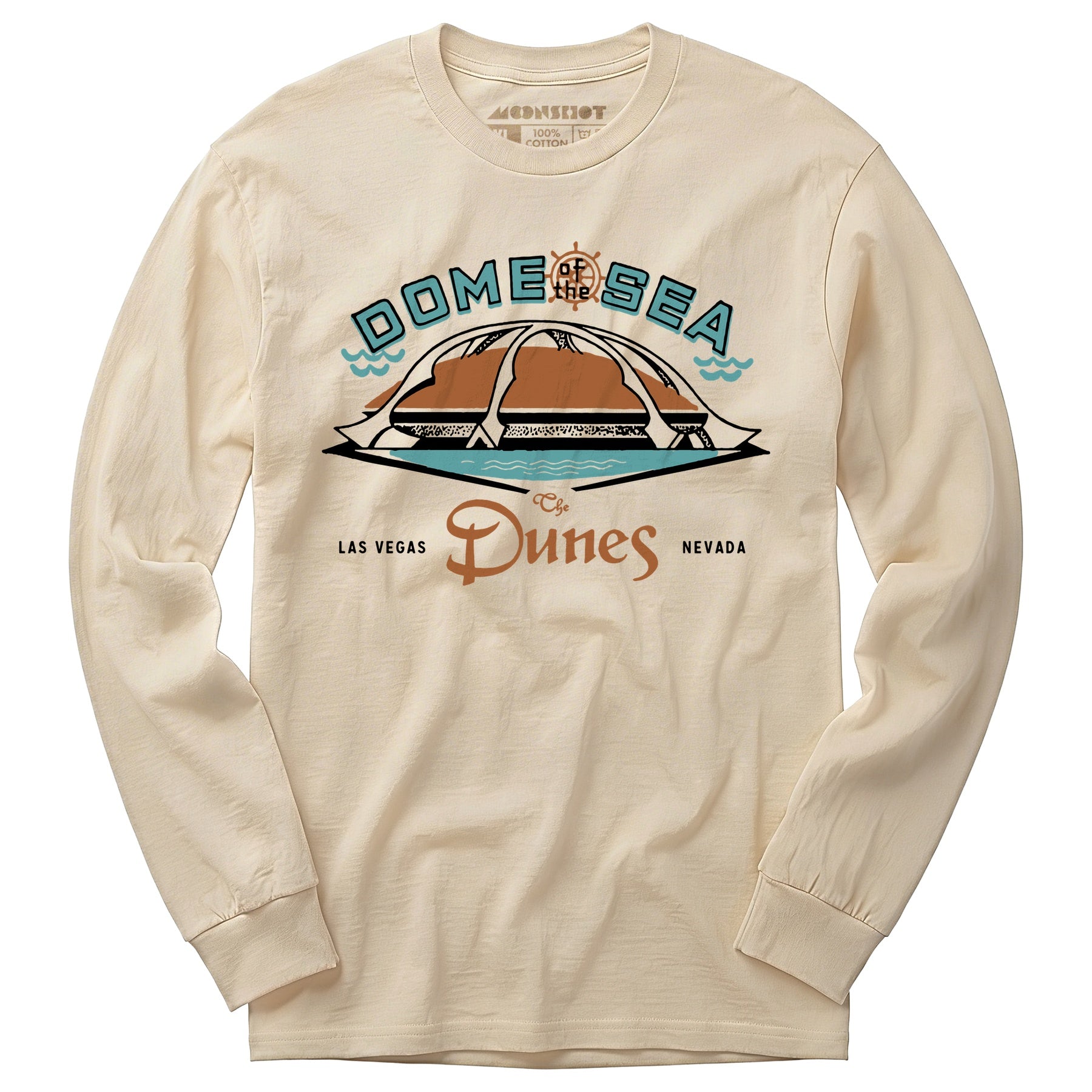 Dome of the Sea at the Dunes - Vintage Las Vegas - Long Sleeve T-Shirt