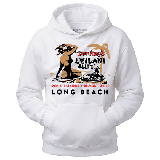Don May's Leilani Hut - Belmont Shore, CA - Vintage Tiki Bar - Unisex Hoodie