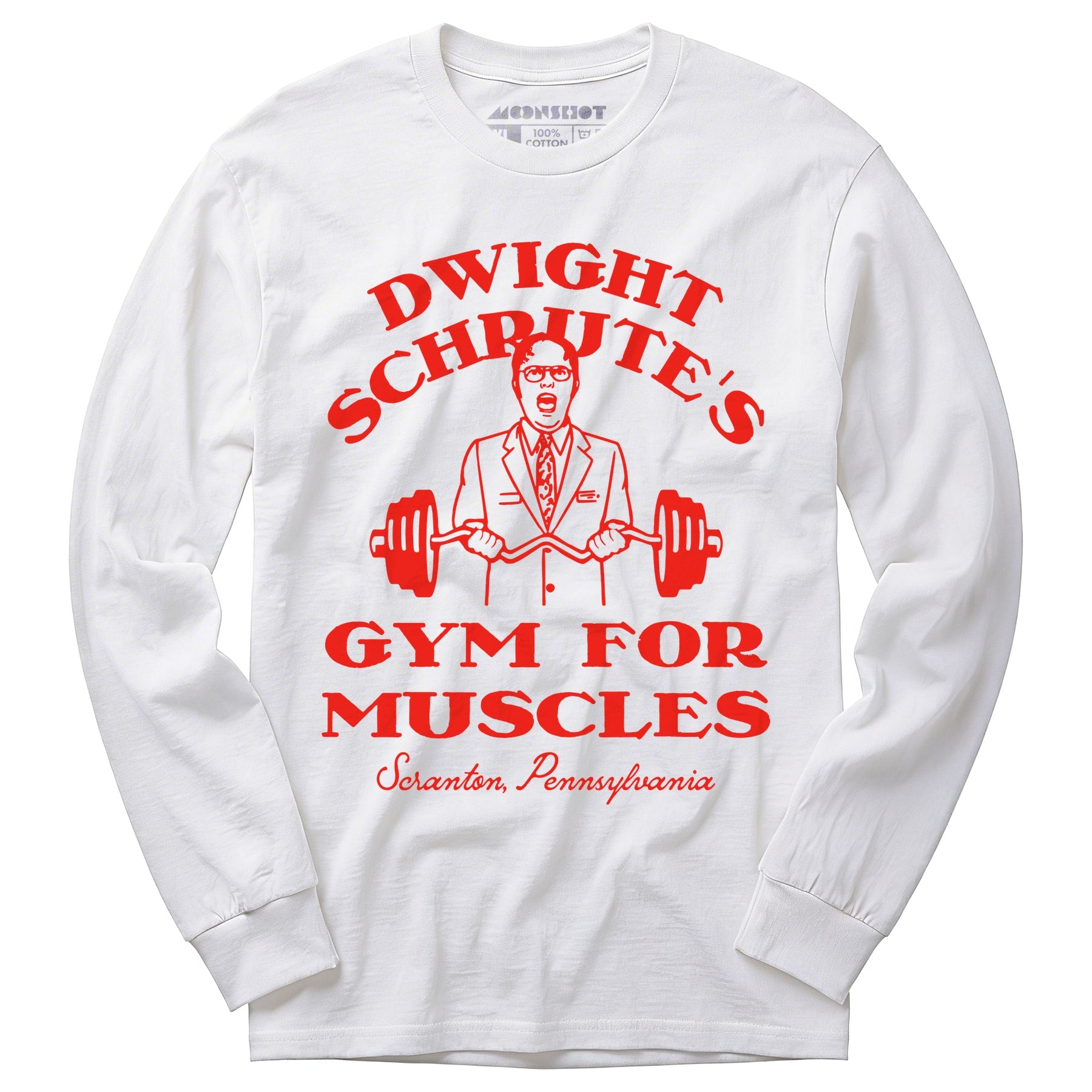 Dwight Schrute's Gym For Muscles - Long Sleeve T-Shirt
