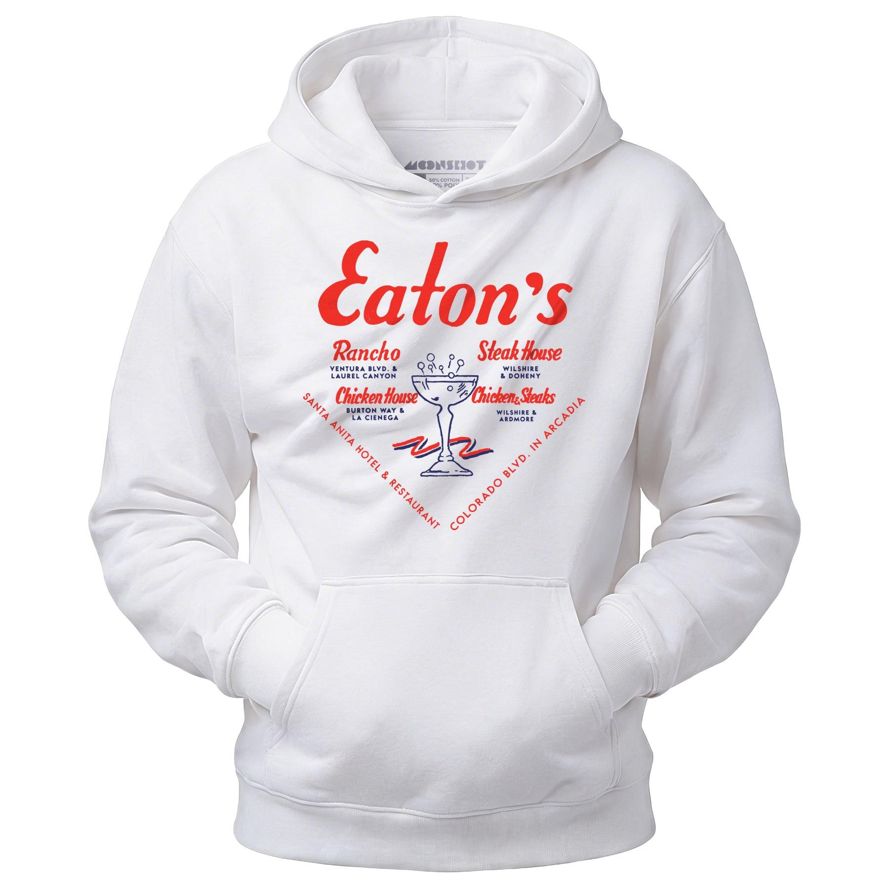 Eatons Restaurants - Los Angeles, CA - Vintage Restaurant - Unisex Hoodie