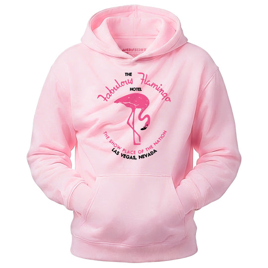 Fabulous Flamingo Hotel - Vintage Las Vegas - Unisex Hoodie