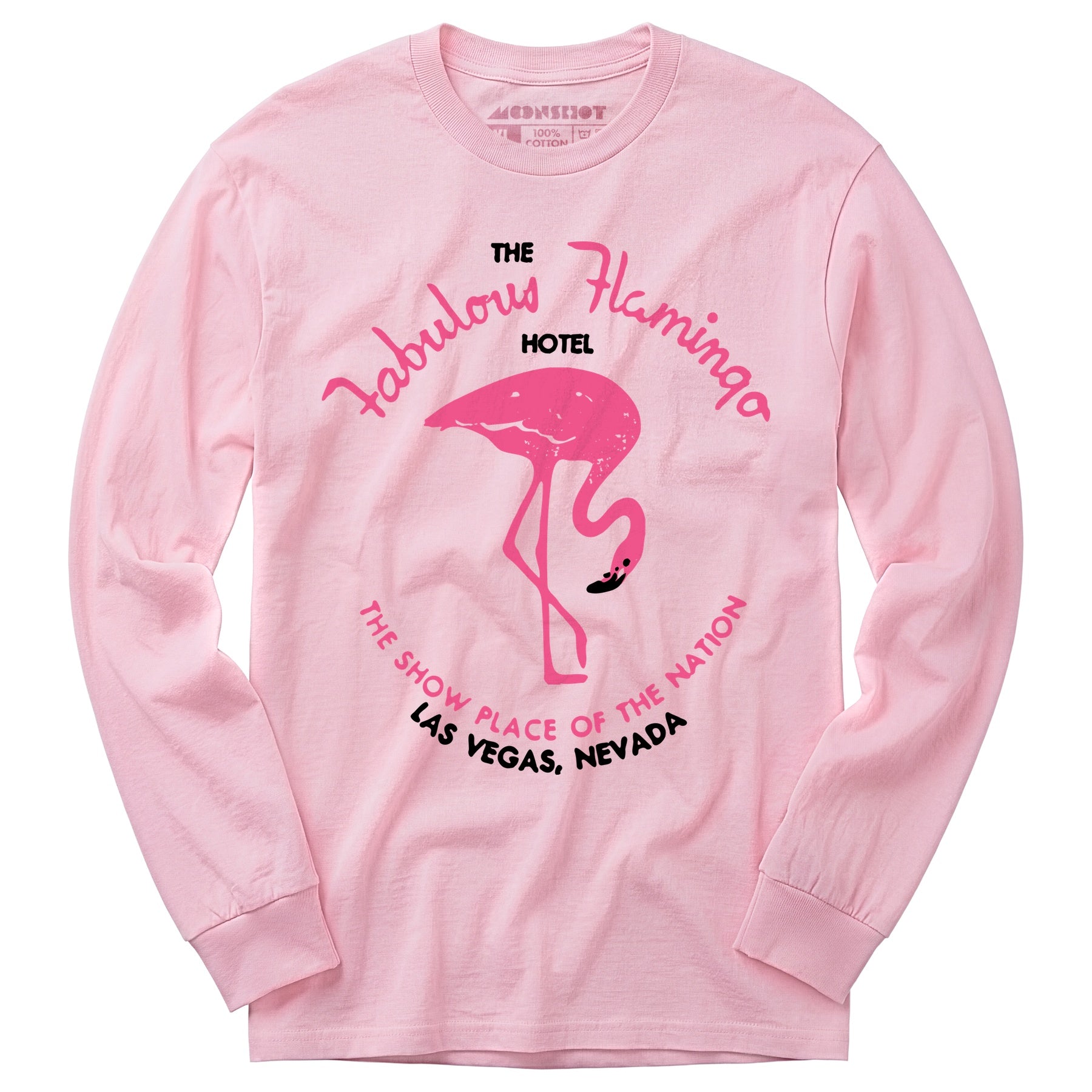 Fabulous Flamingo Hotel - Vintage Las Vegas - Long Sleeve T-Shirt