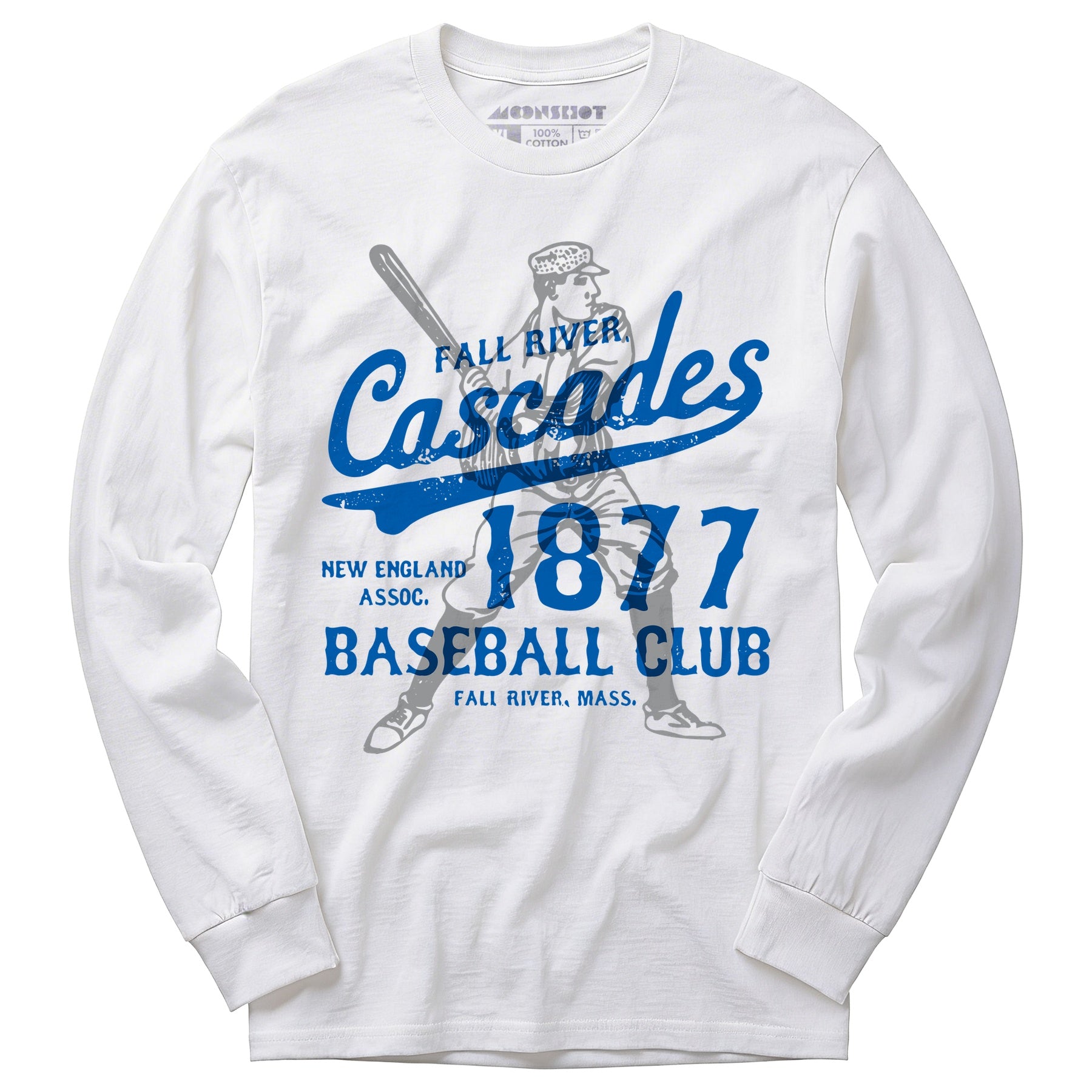 Fall River Cascades - Massachusetts - Vintage Defunct Baseball Teams - Long Sleeve T-Shirt