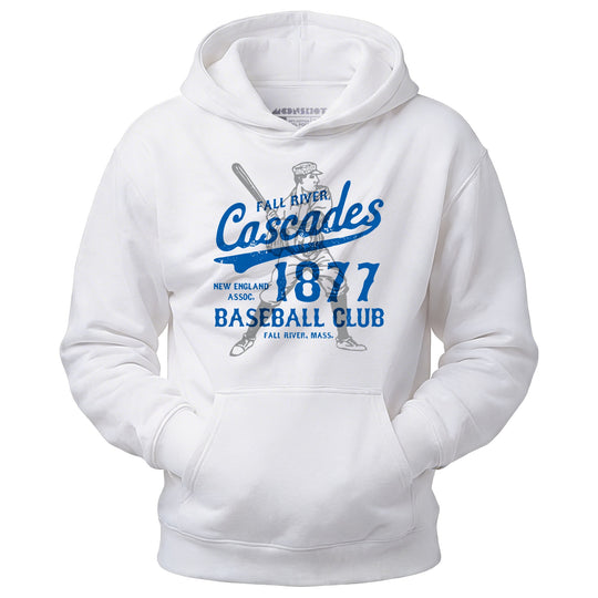Fall River Cascades - Massachusetts - Vintage Defunct Baseball Teams - Unisex Hoodie