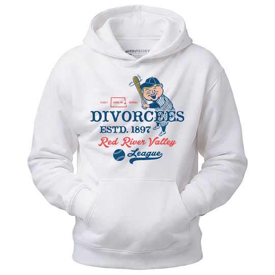 Fargo Divorcees - North Dakota - Vintage Defunct Baseball Teams - Unisex Hoodie