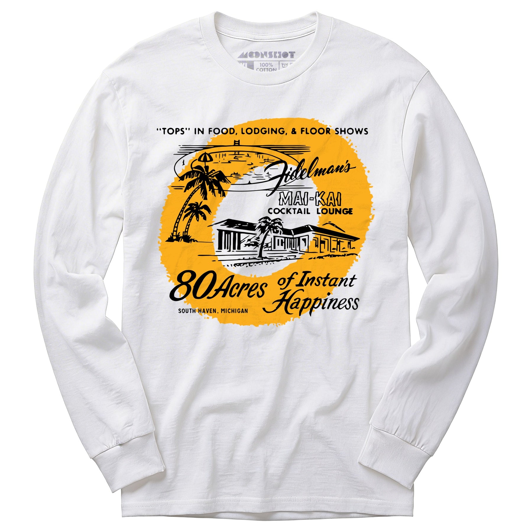 Fidelman's Mai-Kai - South Haven, MI - Vintage Tiki Bar - Long Sleeve T-Shirt