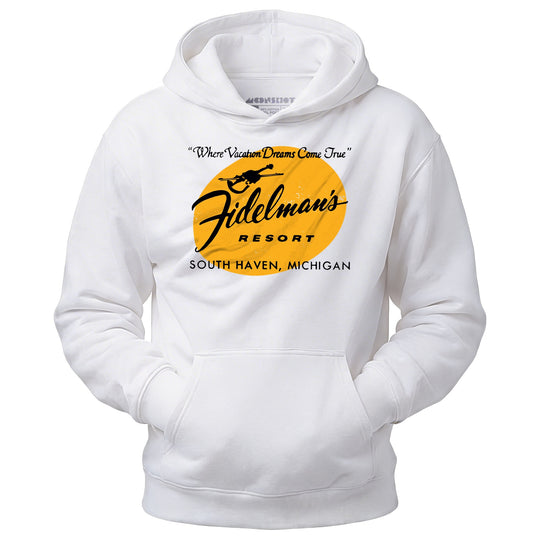 Fidelman's Resort - South Haven, MI - Vintage Hotel - Unisex Hoodie