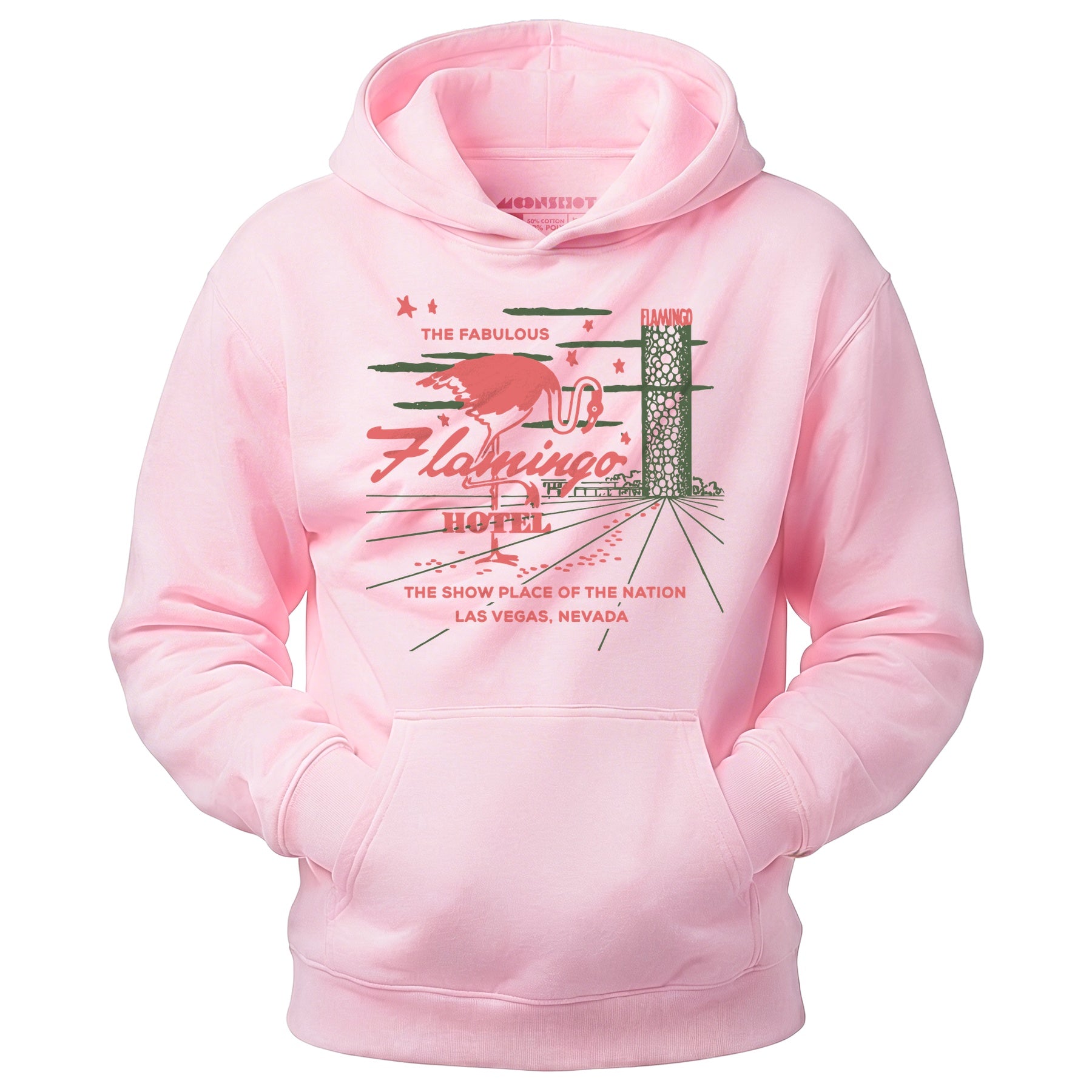 Flamingo Hotel v4 - Vintage Las Vegas - Unisex Hoodie