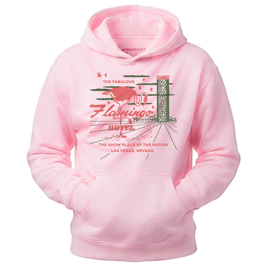 Flamingo Hotel v4 - Vintage Las Vegas - Unisex Hoodie