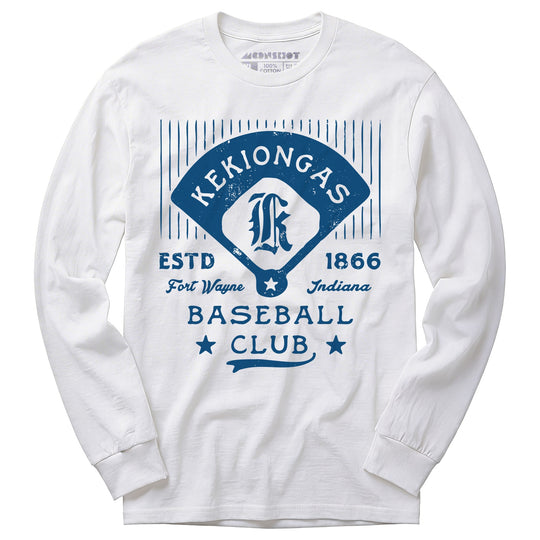 Fort Wayne Kekiongas - Indiana - Vintage Defunct Baseball Teams - Long Sleeve T-Shirt