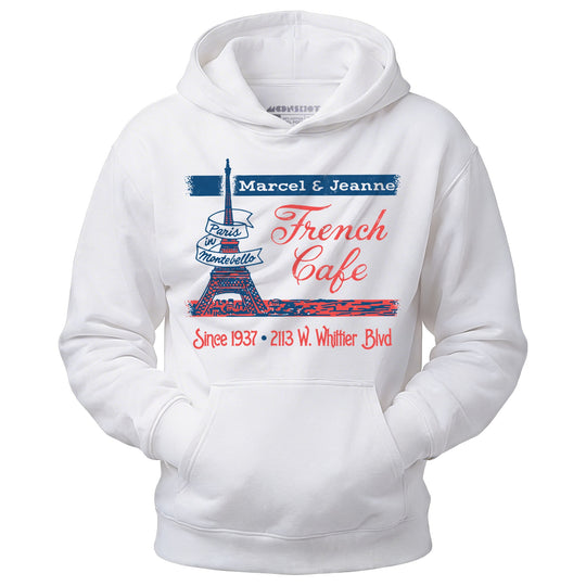 French Cafe - Montebello, CA - Vintage Restaurant - Unisex Hoodie