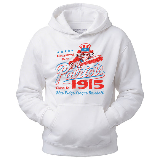 Gettysburg Patriots - Pennsylvania - Vintage Defunct Baseball Teams - Unisex Hoodie