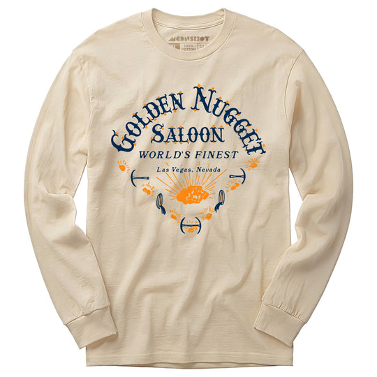 Golden Nugget Saloon - Vintage Las Vegas - Long Sleeve T-Shirt