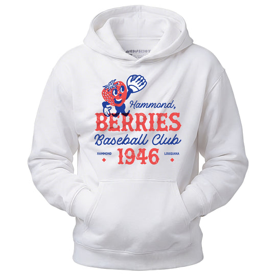 Hammond Berries - Louisiana - Vintage Defunct Baseball Teams - Unisex Hoodie