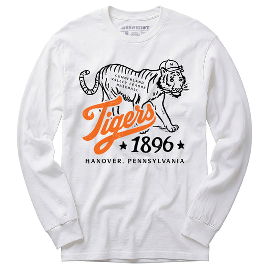 Hanover Tigers - Pennsylvania - Vintage Defunct Baseball Teams - Long Sleeve T-Shirt
