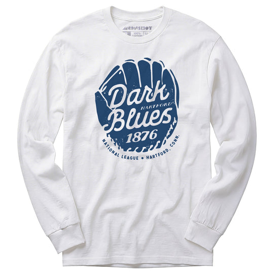 Hartford Dark Blues - Connecticut - Vintage Defunct Baseball Teams - Long Sleeve T-Shirt