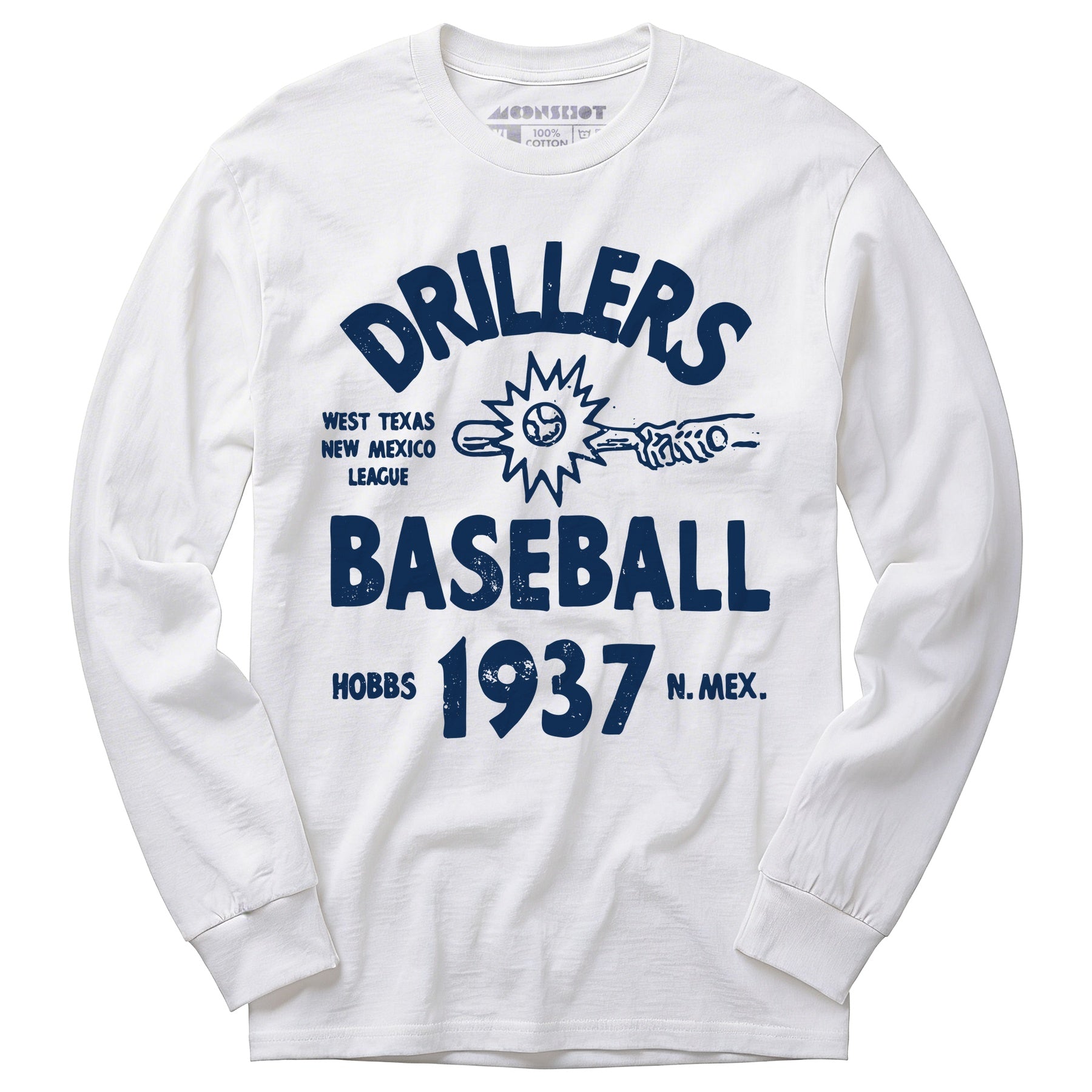 Hobbs Drillers - New Mexico - Vintage Defunct Baseball Teams - Long Sleeve T-Shirt