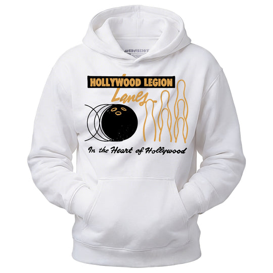 Hollywood Legion Lanes - Hollywood, CA - Vintage Bowling Alley - Unisex Hoodie