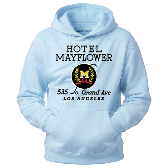 Hotel Mayflower - Los Angeles, CA - Vintage Hotel - Unisex Hoodie