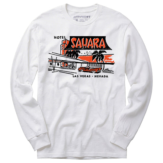 Hotel Sahara Retro - Vintage Las Vegas - Long Sleeve T-Shirt