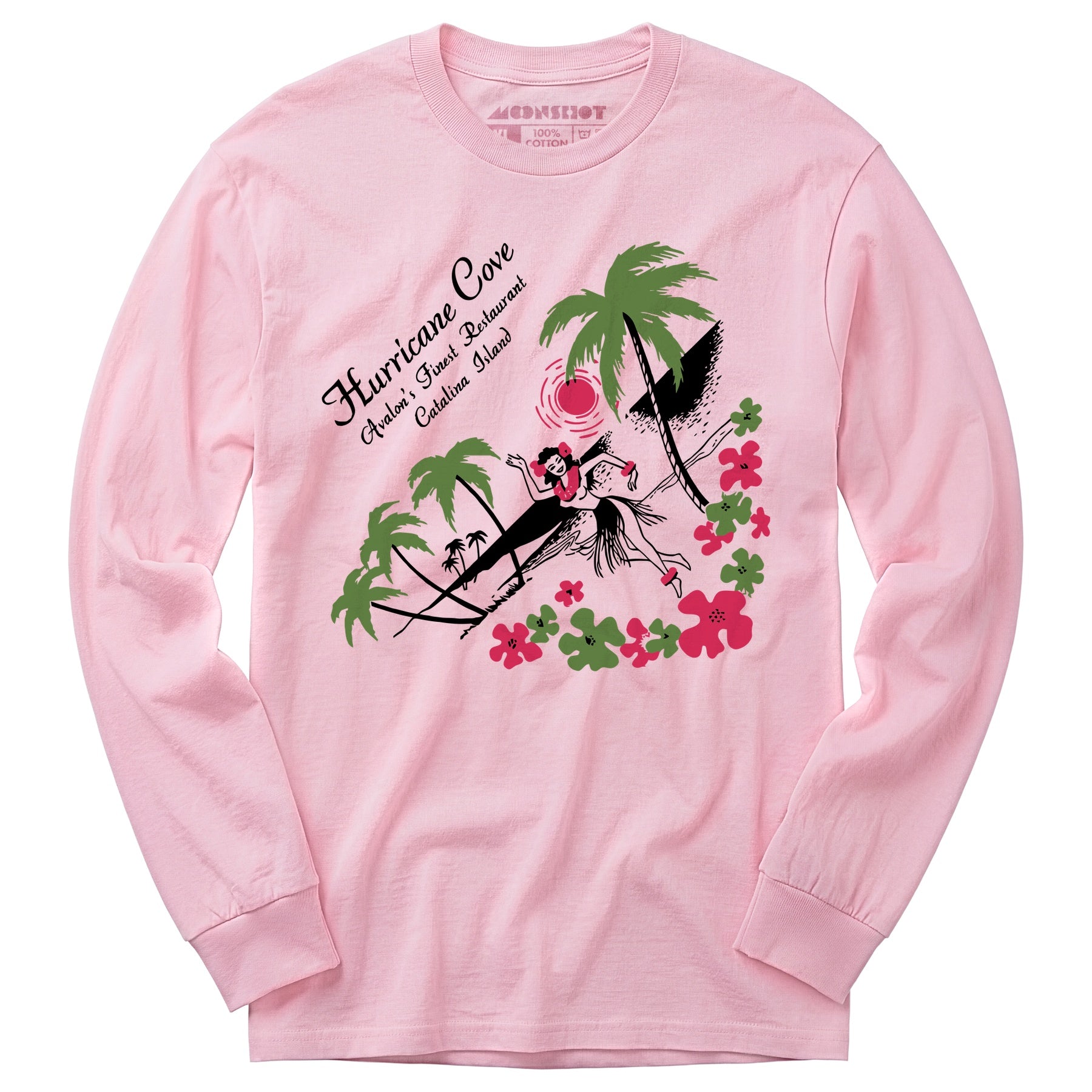 Hurricane Cove - Catalina Island, CA - Vintage Tiki Bar - Long Sleeve T-Shirt