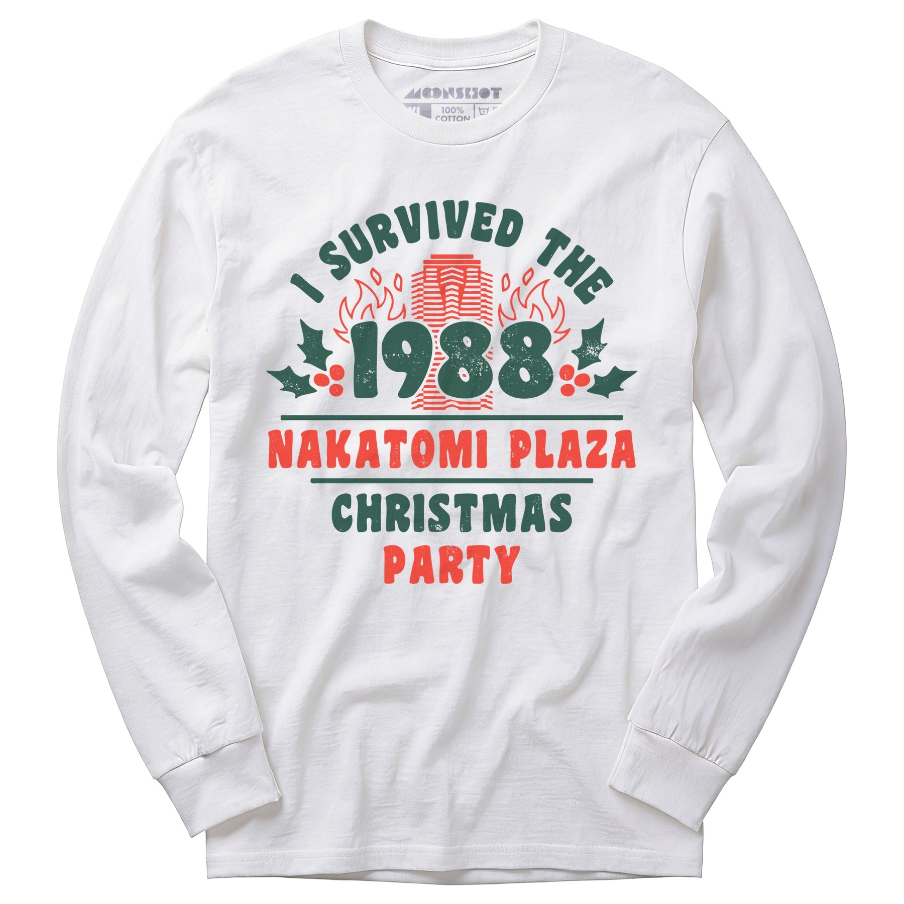 I Survived the 1988 Nakatomi Plaza Christmas Party - Long Sleeve T-Shirt