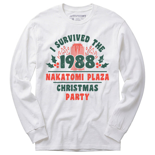 I Survived the 1988 Nakatomi Plaza Christmas Party - Long Sleeve T-Shirt