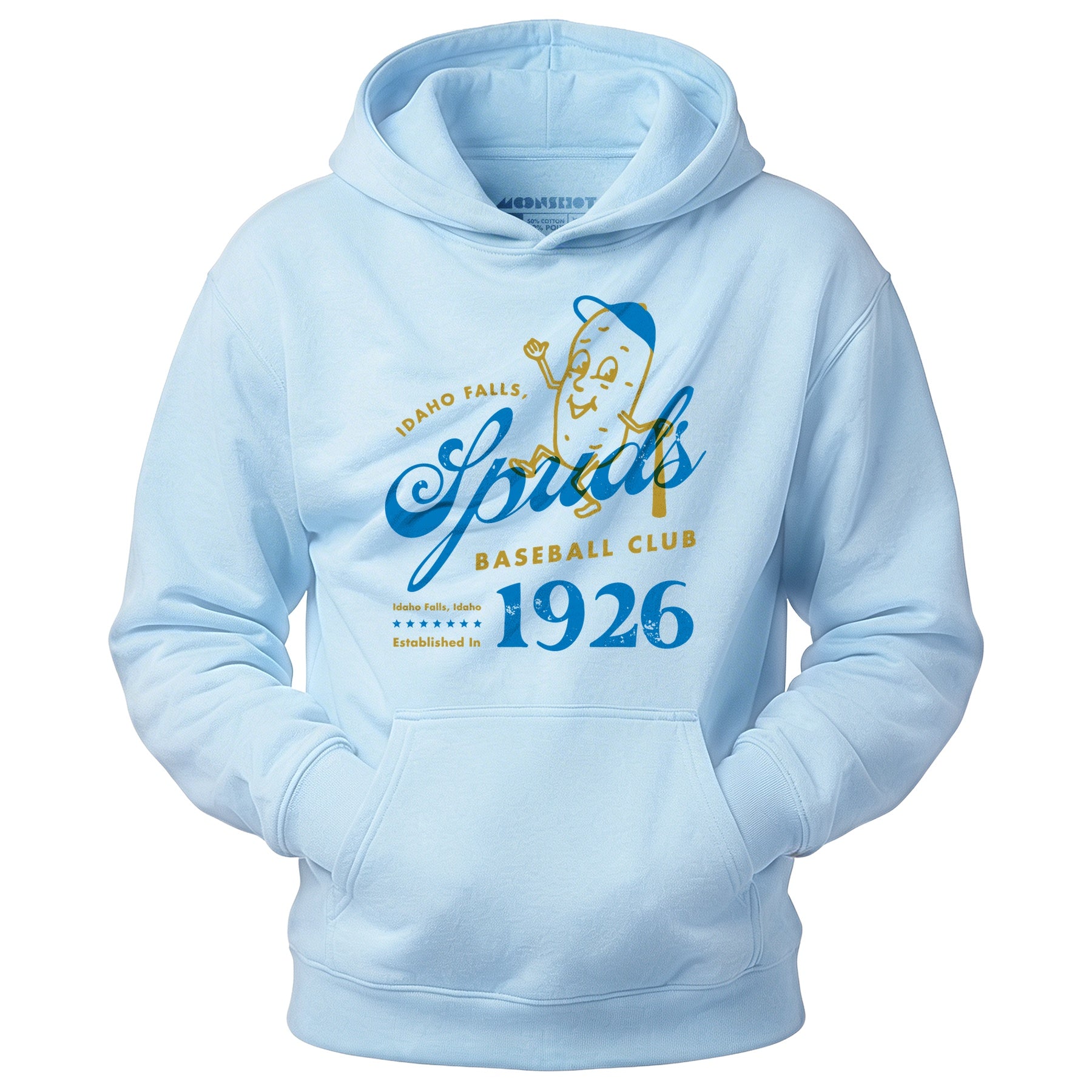 Idaho Falls Spuds - Idaho - Vintage Defunct Baseball Teams - Unisex Hoodie