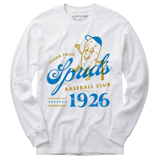 Idaho Falls Spuds - Idaho - Vintage Defunct Baseball Teams - Long Sleeve T-Shirt