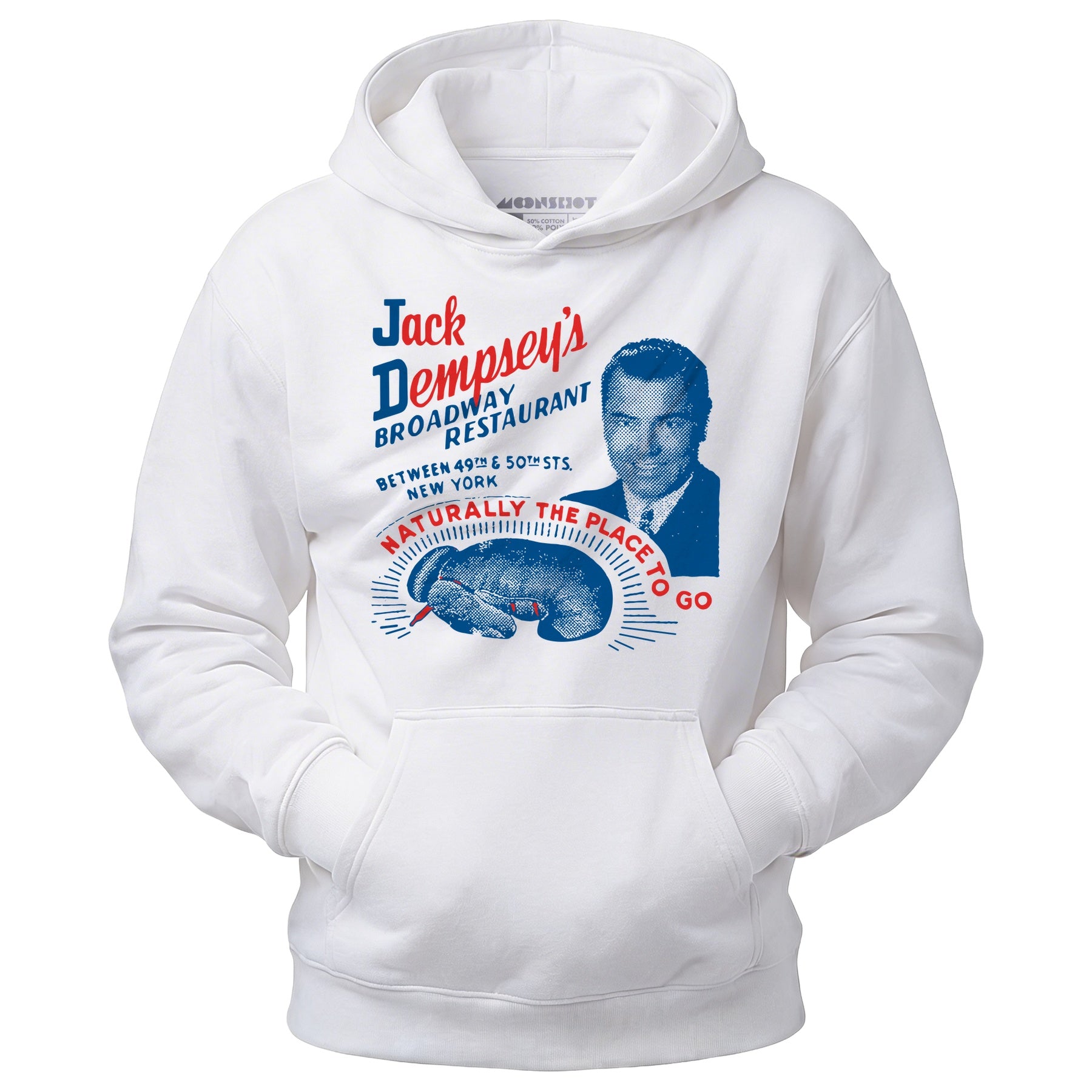 Jack Dempsey's v1 - Manhattan, NY - Vintage Restaurant - Unisex Hoodie