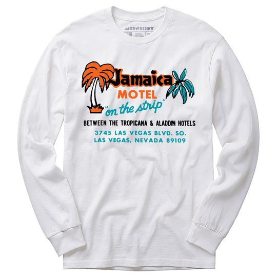 Jamaica Motel - Vintage Las Vegas - Long Sleeve T-Shirt