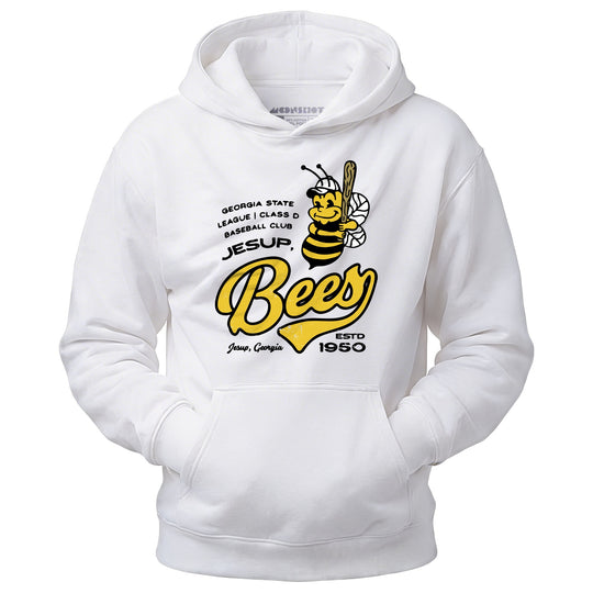 Jesup Bees - Georgia - Vintage Defunct Baseball Teams - Unisex Hoodie
