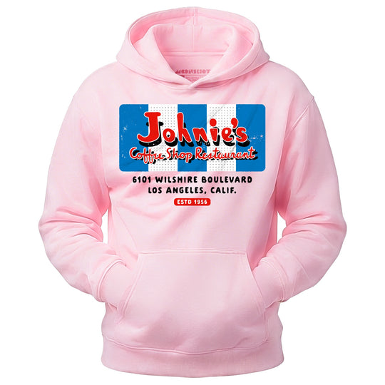 Johnie's Coffee Shop - Los Angeles, CA - Vintage Restaurant - Unisex Hoodie