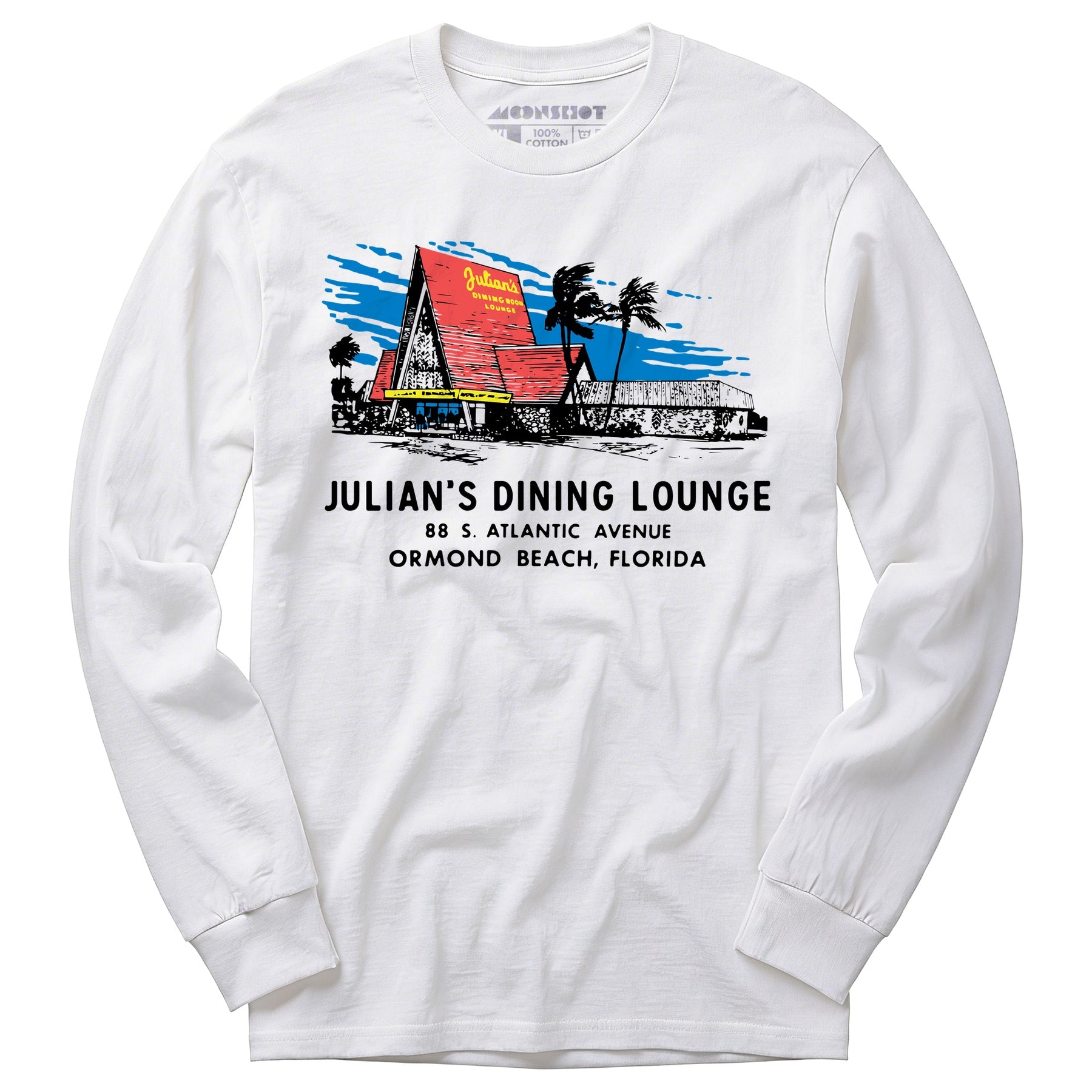 Julian's Dining Lounge - Ormond Beach, FL - Vintage Restaurant - Long Sleeve T-Shirt
