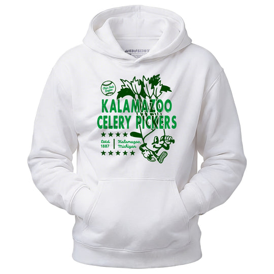 Kalamazoo Celery Pickers - Michigan - Vintage Defunct Baseball Teams - Unisex Hoodie