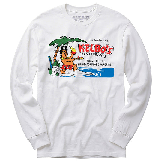 Kelbo's v2 - Los Angeles, CA - Vintage Tiki Bar - Long Sleeve T-Shirt