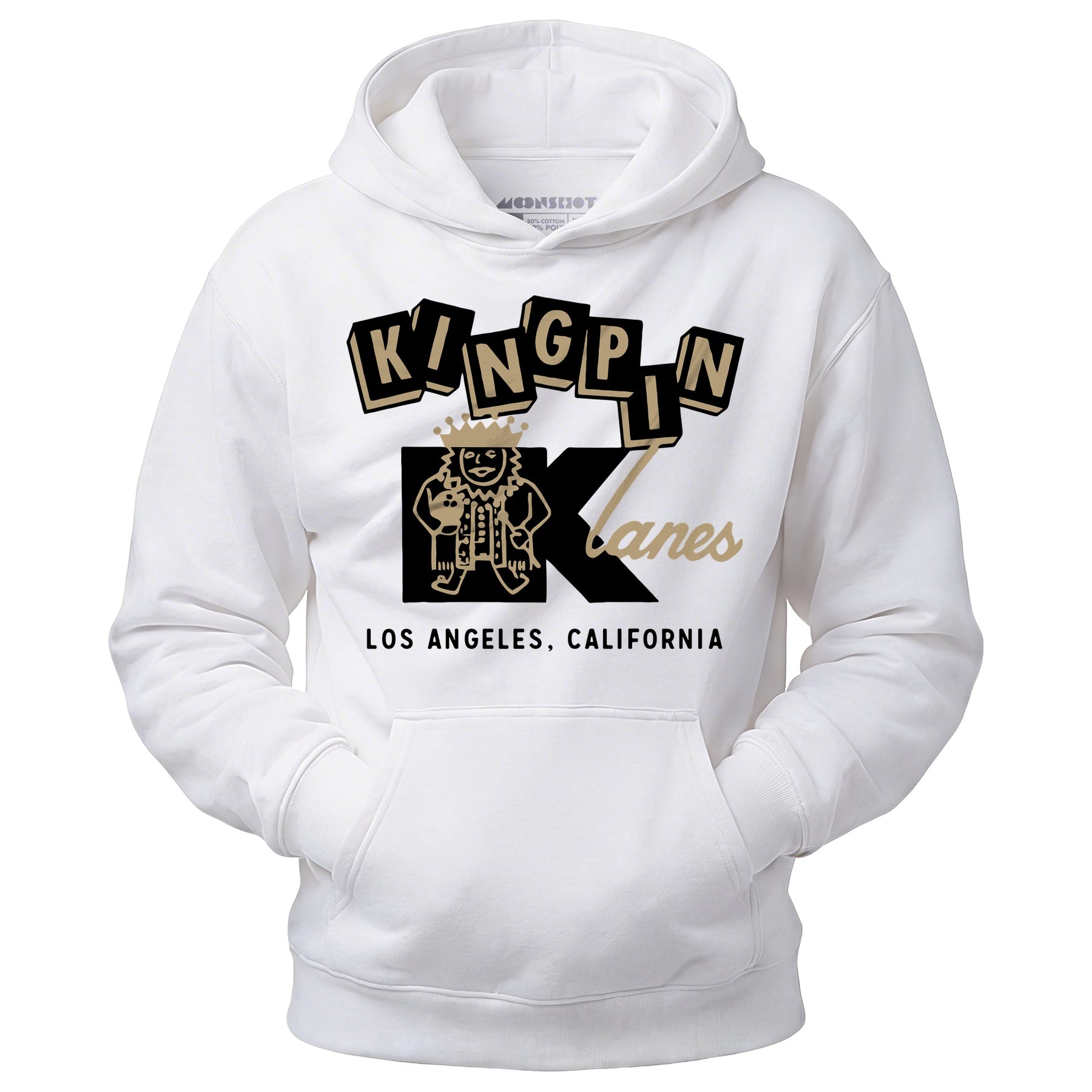 Kingpin Lanes - Los Angeles, CA - Vintage Bowling Alley - Unisex Hoodie