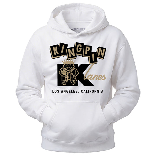 Kingpin Lanes - Los Angeles, CA - Vintage Bowling Alley - Unisex Hoodie