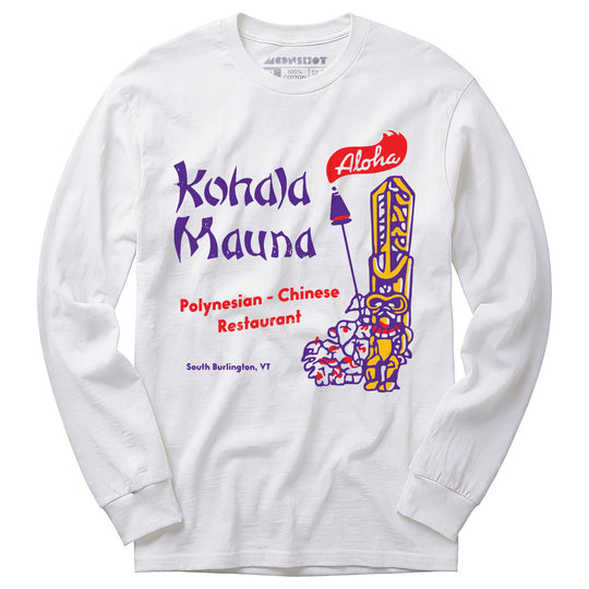 Kohala Mauna - South Burlington, VT - Vintage Tiki Bar - Long Sleeve T-Shirt
