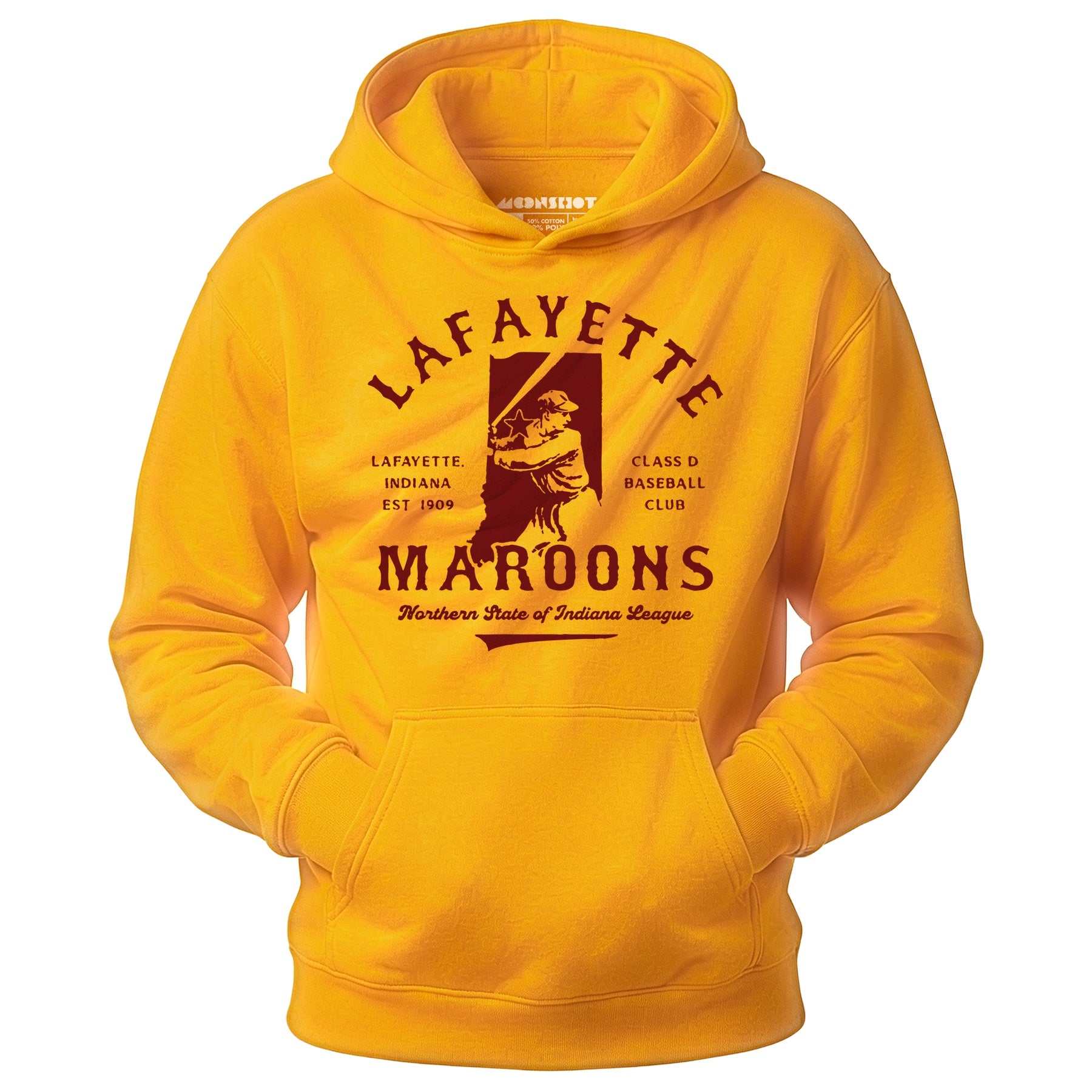 Lafayette Maroons - Indiana - Vintage Defunct Baseball Teams - Unisex Hoodie