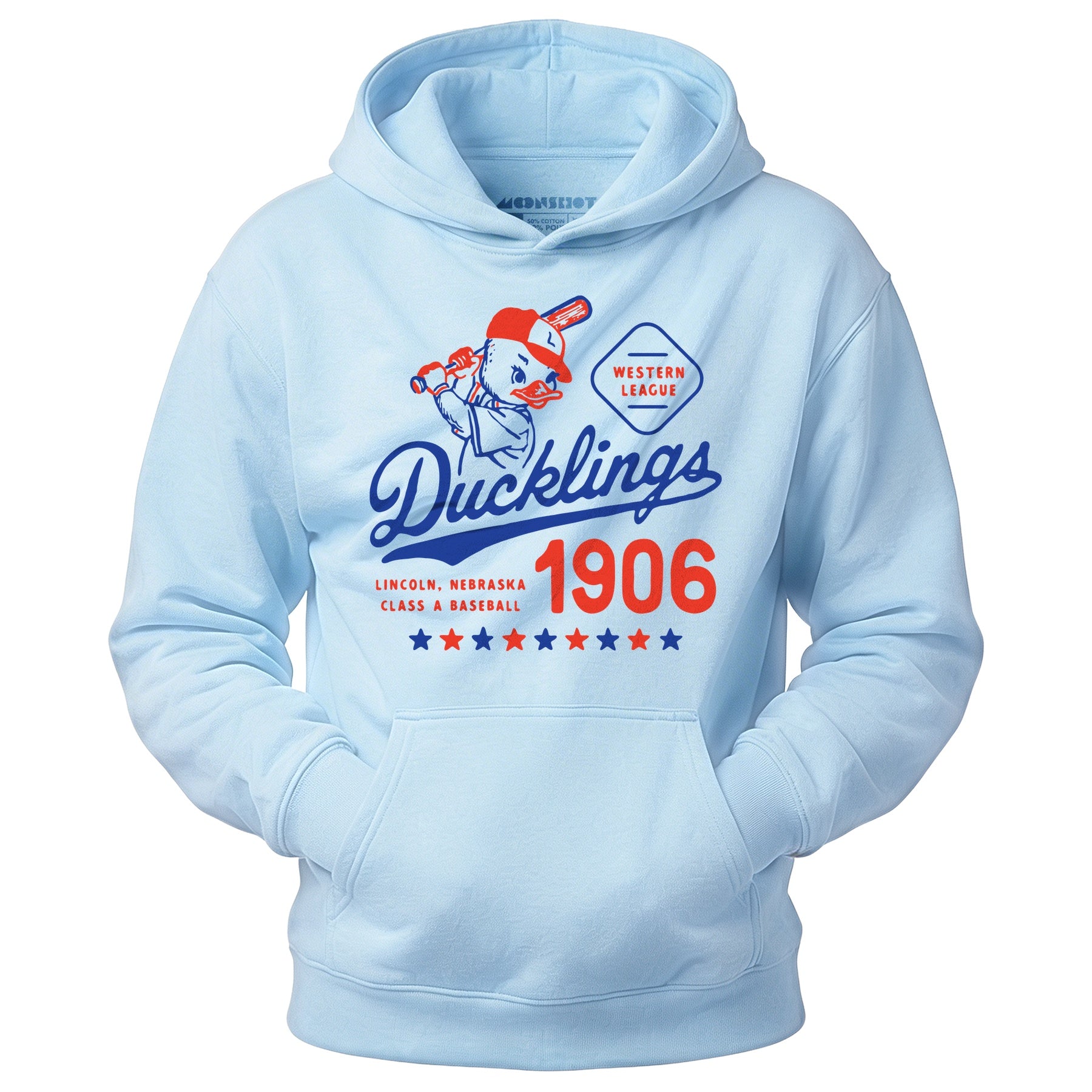 Lincoln Ducklings - Nebraska - Vintage Defunct Baseball Teams - Unisex Hoodie