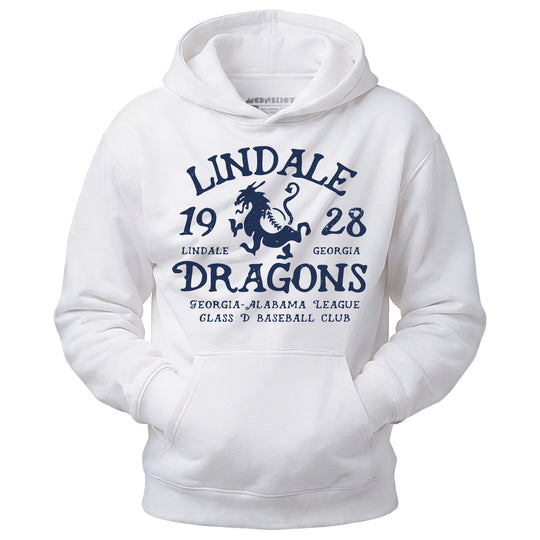 Lindale Dragons - Georgia - Vintage Defunct Baseball Teams - Unisex Hoodie
