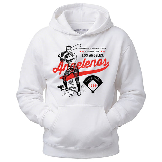 Los Angeles Angelenos - California - Vintage Defunct Baseball Teams - Unisex Hoodie