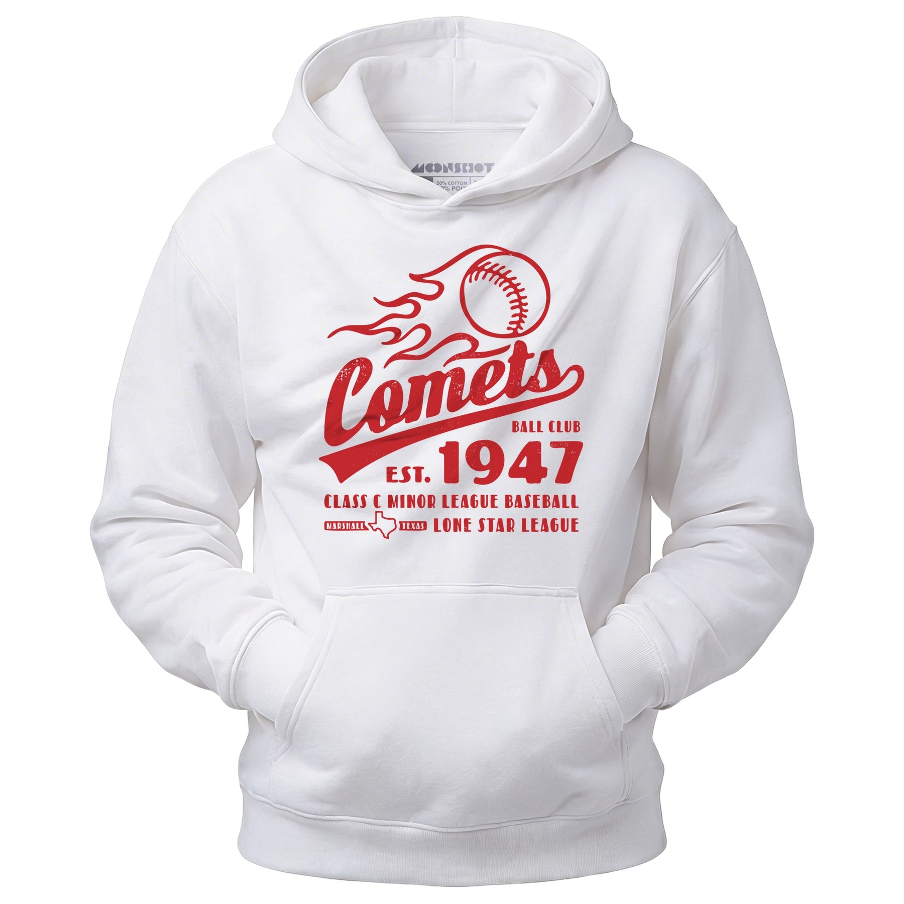 Marshall Comets - Texas - Vintage Defunct Baseball Teams - Unisex Hoodie