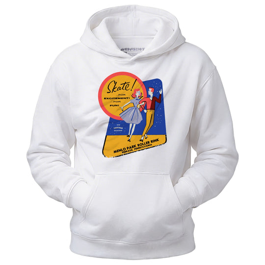 Menlo Park Roller Rink - Perkasie, PA - Vintage Roller Rink - Unisex Hoodie