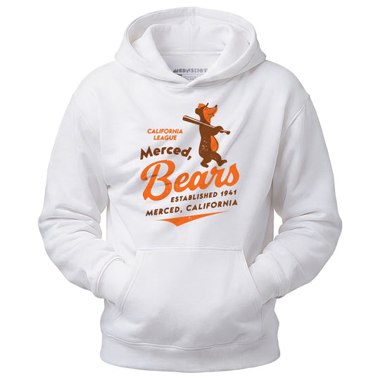 Merced Bears - California - Vintage Defunct Baseball Teams - Unisex Hoodie