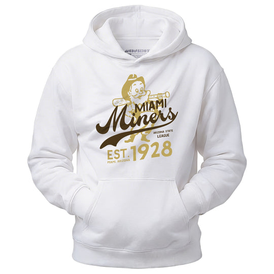 Miami Miners - Arizona - Vintage Defunct Baseball Teams - Unisex Hoodie