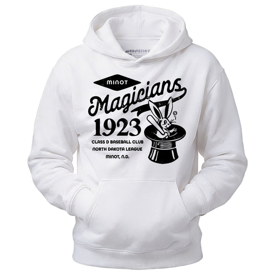 Minot Magicians - North Dakota - Vintage Defunct Baseball Teams - Unisex Hoodie