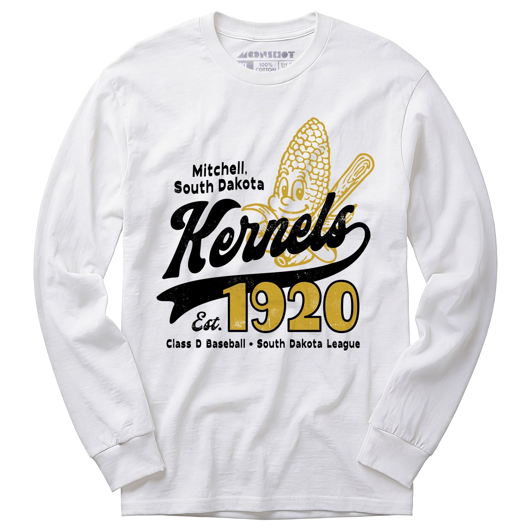 Mitchell Kernels - South Dakota - Vintage Defunct Baseball Teams - Long Sleeve T-Shirt